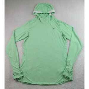 Nike Pullover Womens Small Hooded Long Sleeve‎ Running Dri-FIT 520284-374